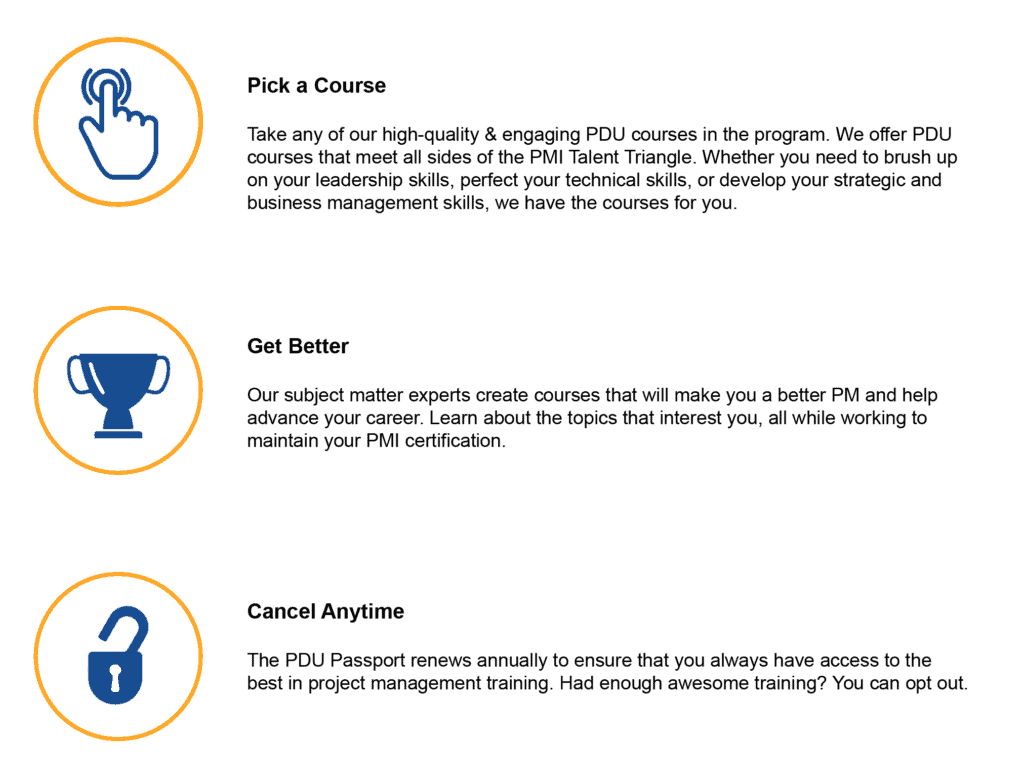 pmi approved pdu courses