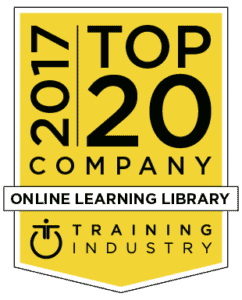2017 Online Learning Library Top 20 Company Badge