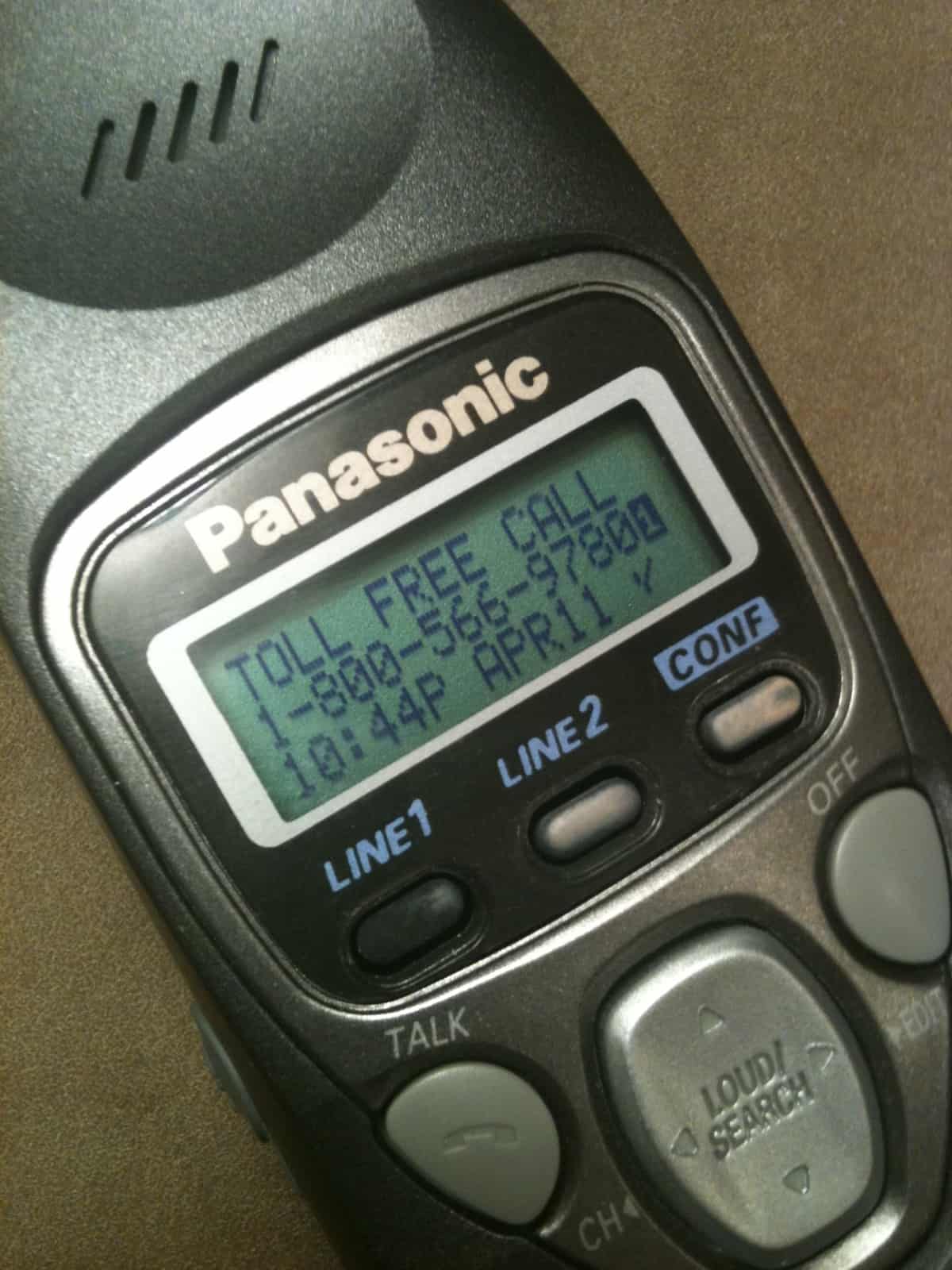 Caller ID.  It’s a beautiful thing!