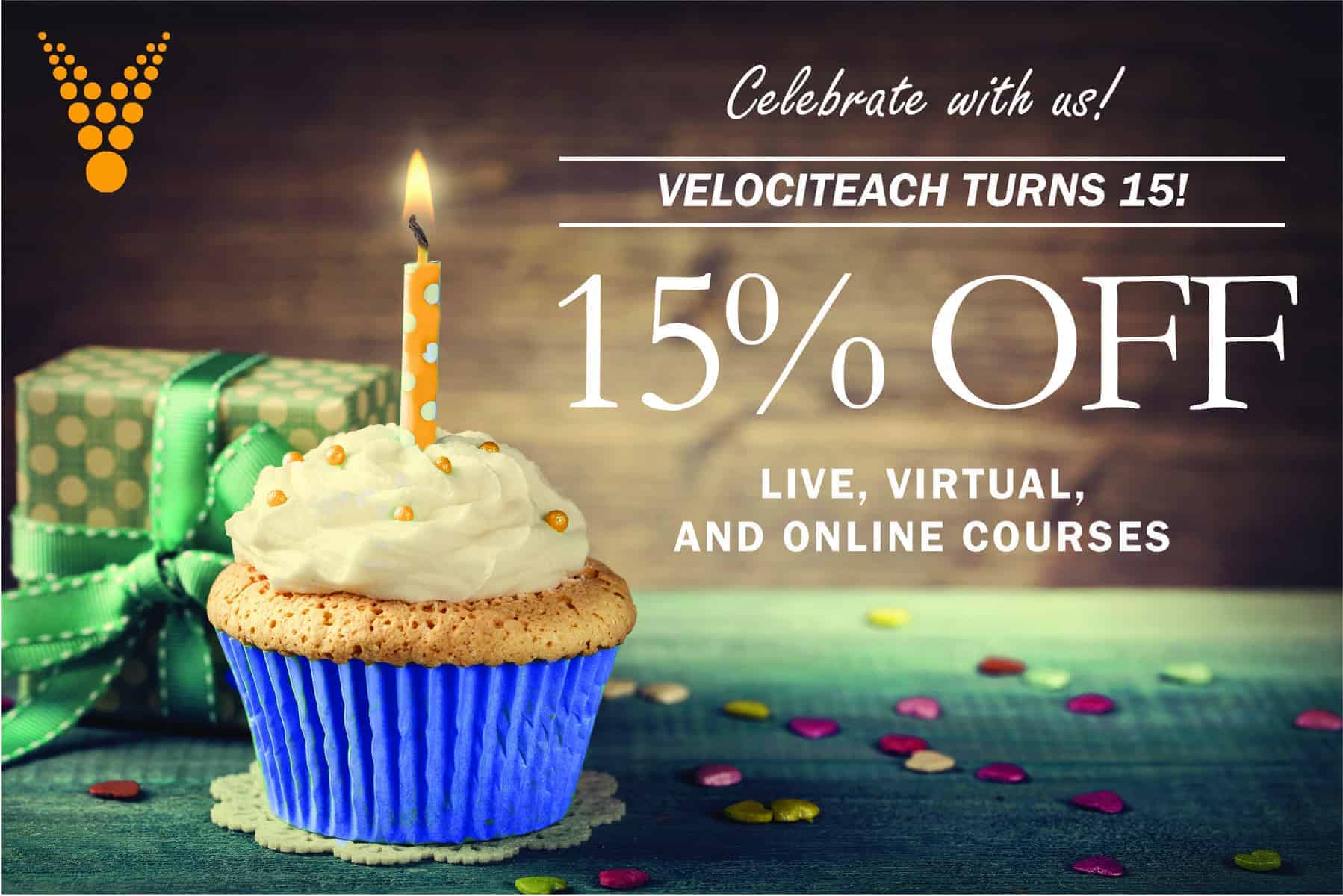 Happy 15th Birthday, Velociteach!
