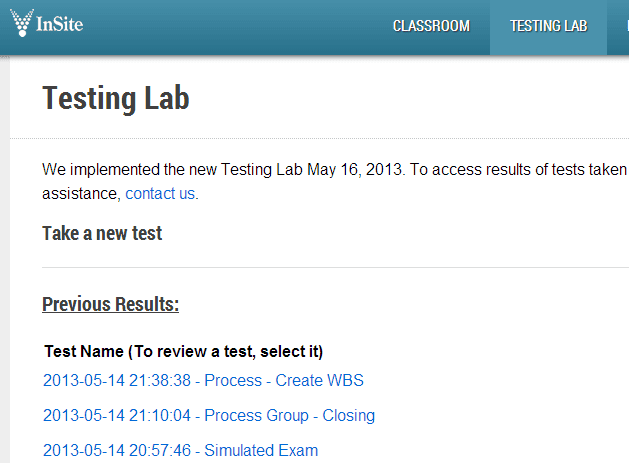 New Testing Lab and an Apology