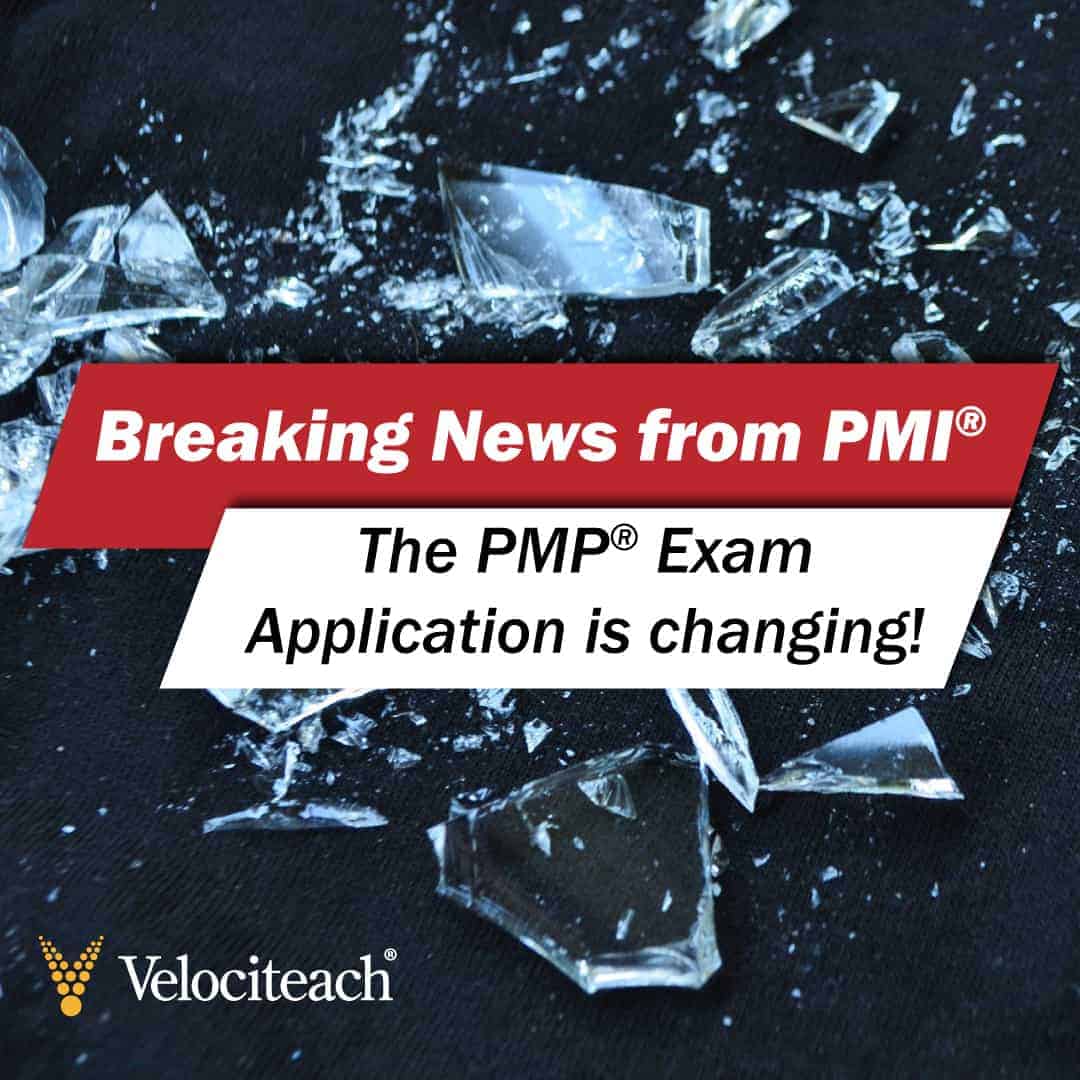 The PMP® Exam Application is Changing!
