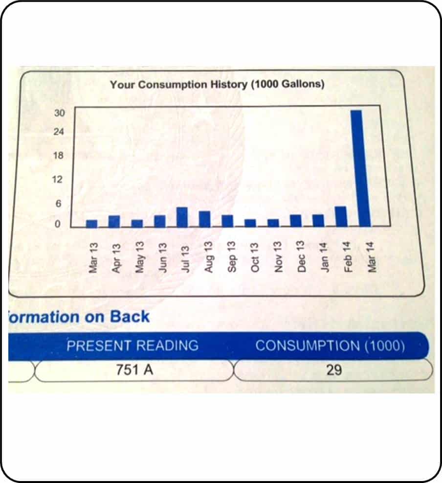 My $300 Water Bill – Risk Management