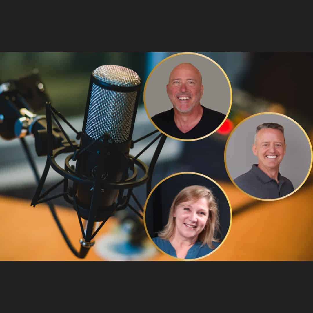 An image showing the hosts of the Manage This podcast.