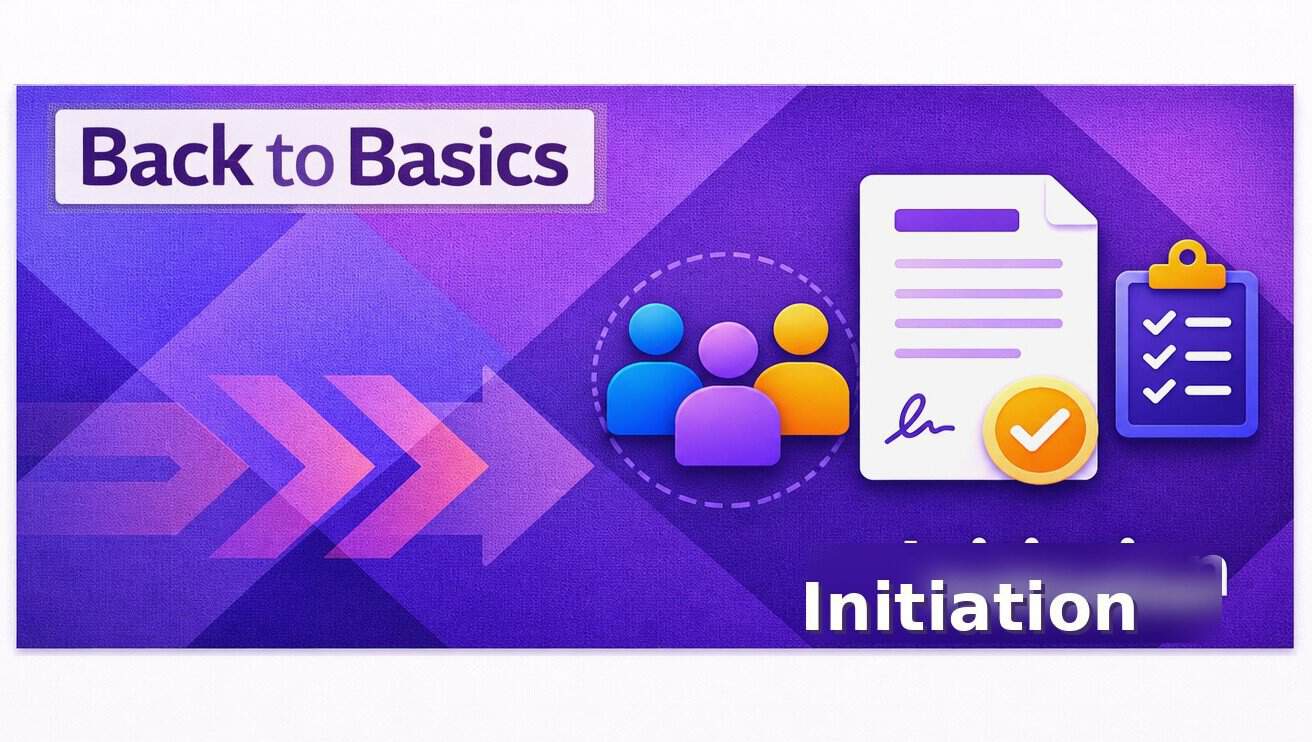 Back to Basics, Part 6: Initiation